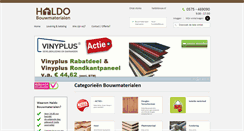 Desktop Screenshot of haldobouwmaterialen.nl